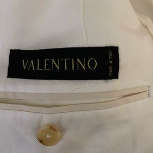 Valentino Womens Cream Suit